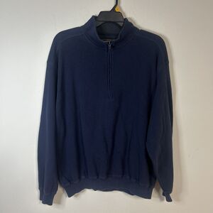 Page & Tuttle Pima Cotton Blend Quarter Zip Pullover Men’s Golf Performance XXL